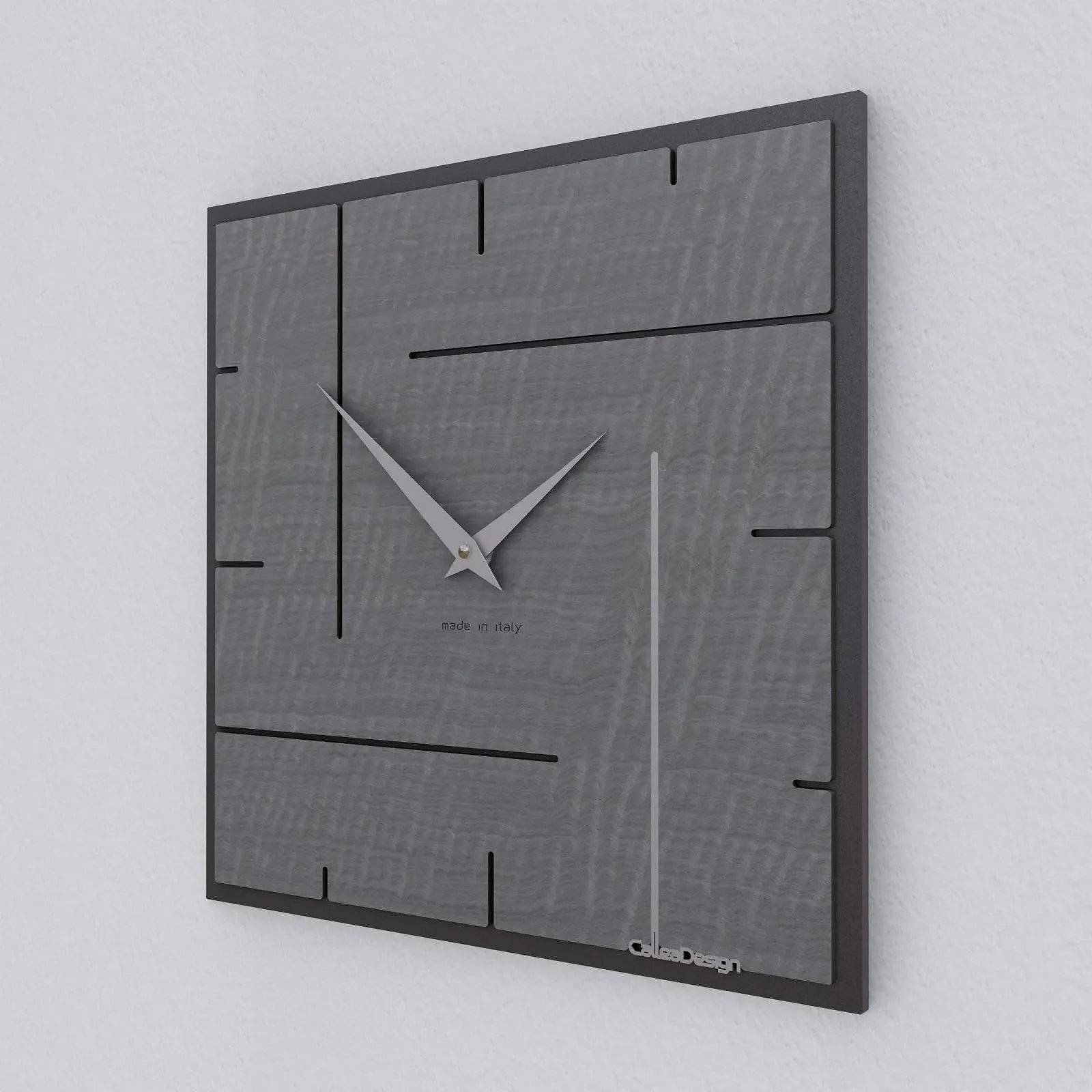 Настінний годинник CalleaDesign Dornbusch Grid 33 см Grey, фото №3 Настінний годинник CalleaDesign Dornbusch Grid 33 см Grey, фото №3