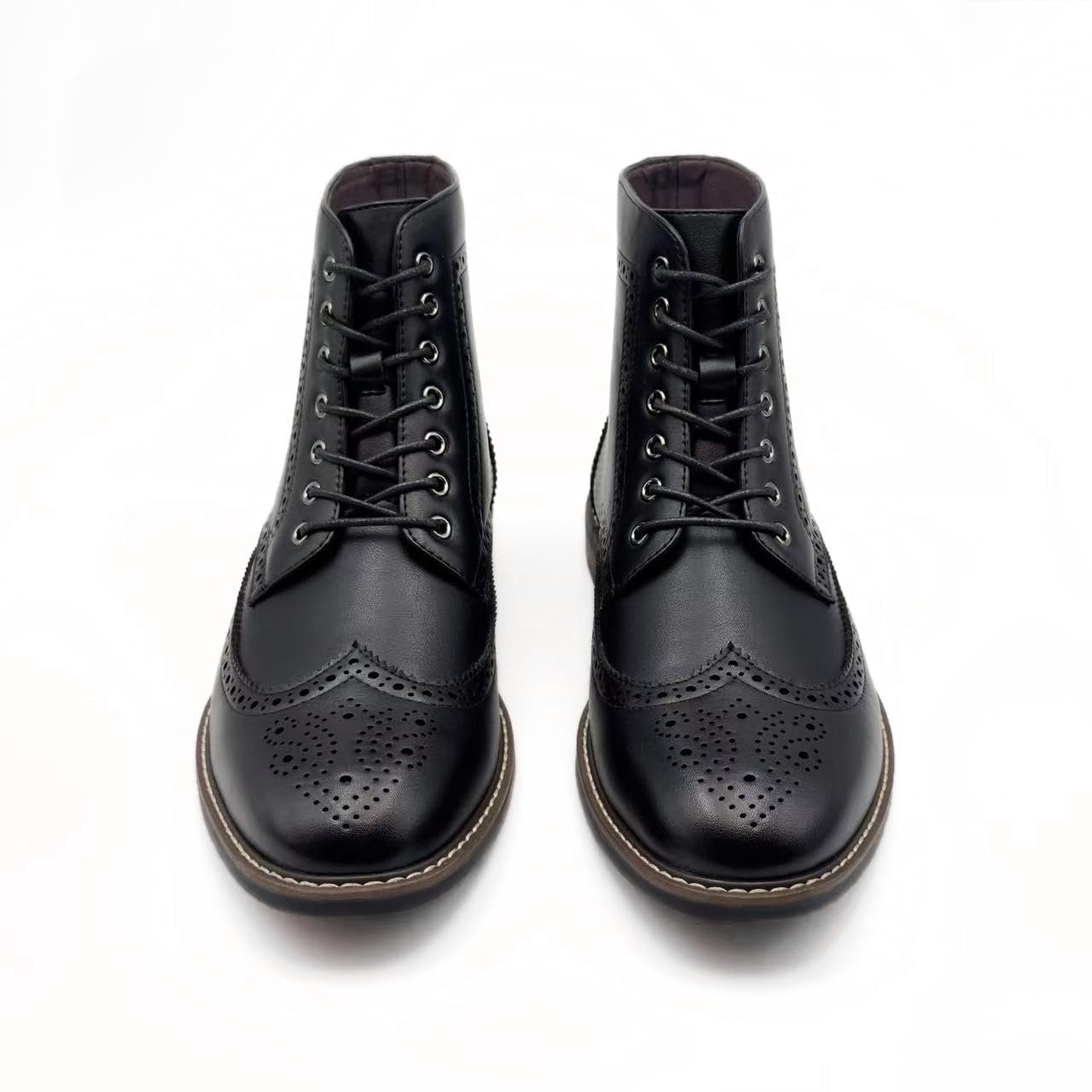 Чоловічі черевики Броги Класичні Оксфорди на шнурівці, фото №8