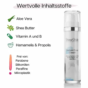 Крем для обличчя Marina Müller Cosmetics Herbal Clear Cream проти старіння для жирної та проблемної шкіри 100% Made in Germany synthetic.ua - Фото 1