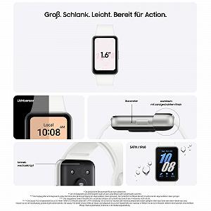 Смарт-годинник Samsung Galaxy Fit3 Фітнес-трекер Сріблястий synthetic.ua - Фото 1