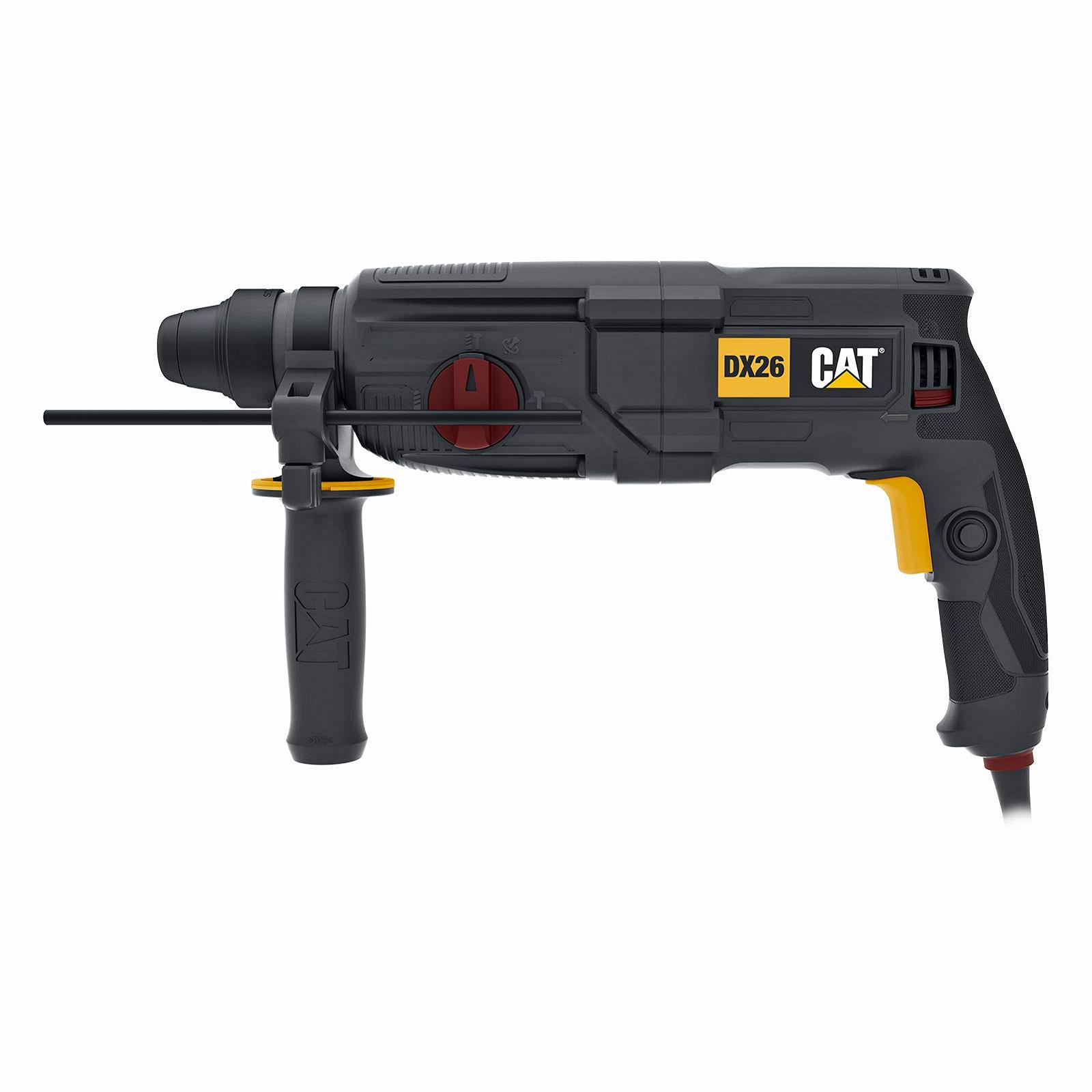 Перфоратор CAT Caterpillar 800 Вт SDS-plus Энергия удара: 3,0 Дж Частота ударов: 5300 мин.-1 Сверление и долбление с фиксацией зубила В кейсе, фото №2