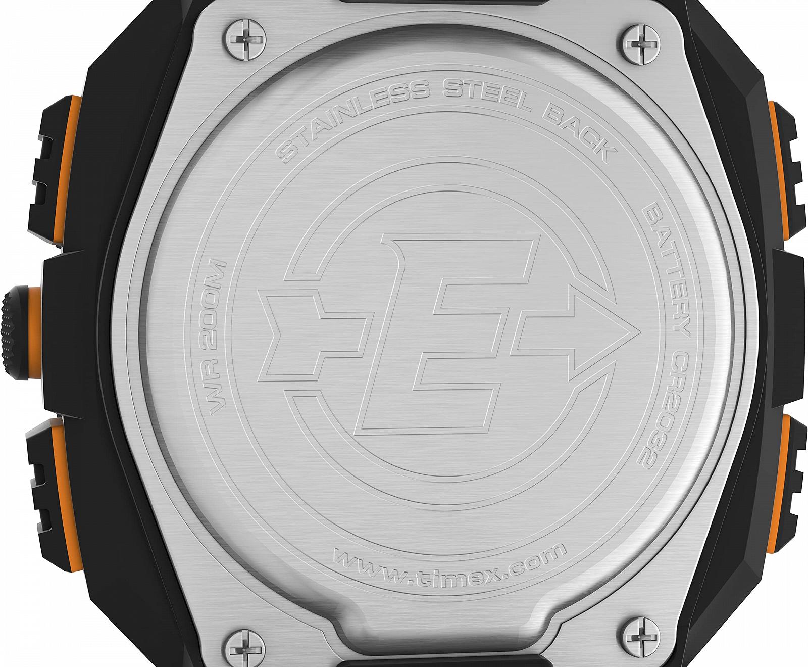 Мужские часы Timex Expedition Vibe Shock TW4B24200, 50 мм, смола, черный, Expedition Rugged Digital Vibe Shock, фото №5