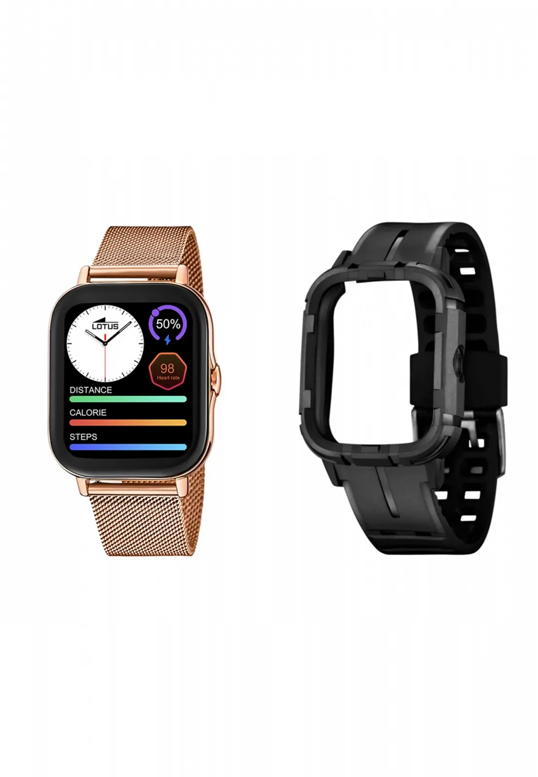 Смарт-годинник Lotus Жіночий Сталь Рожеве Золото 44.2 мм 50045/1, фото №5