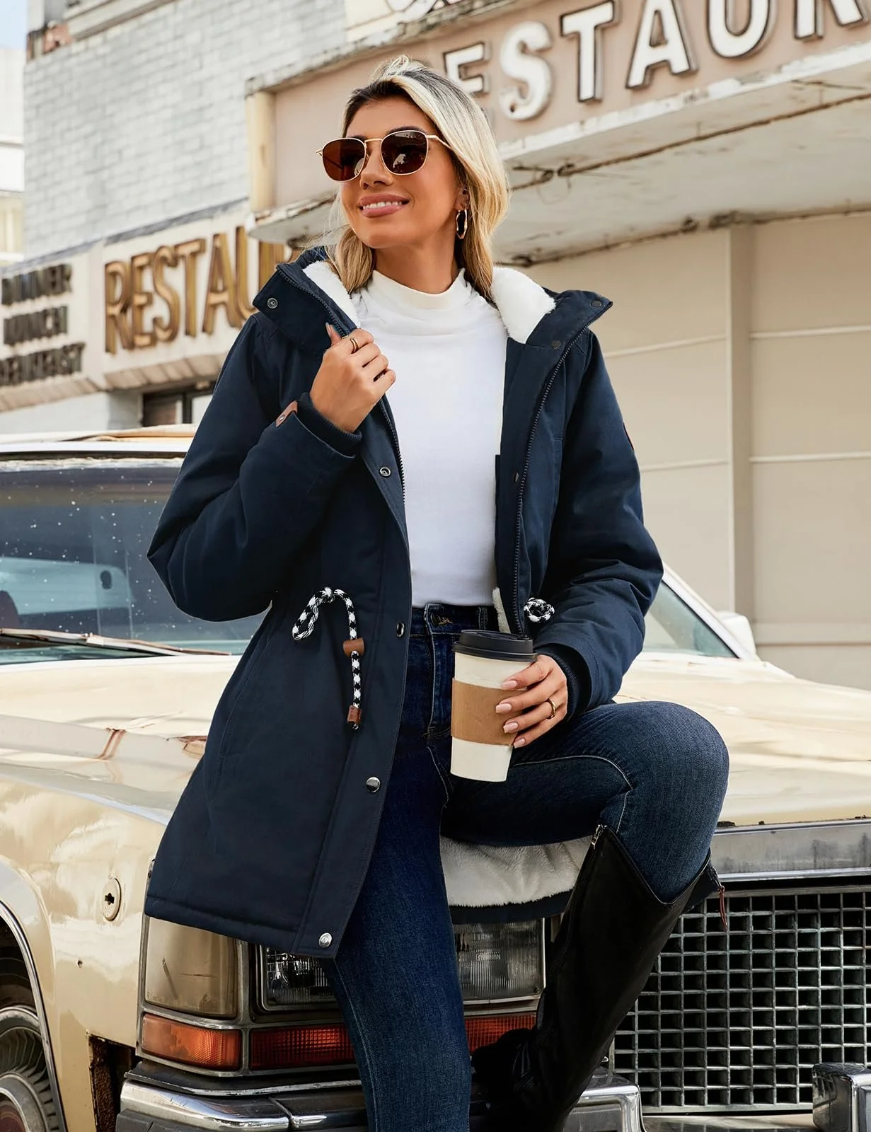 Жіноча зимова куртка TOMEEK, фото №9