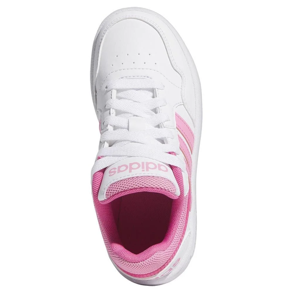 Кросівки дитячі adidas Hoops 3.0 FTWR White-Bliss Pink-Pulse Magenta, фото №7