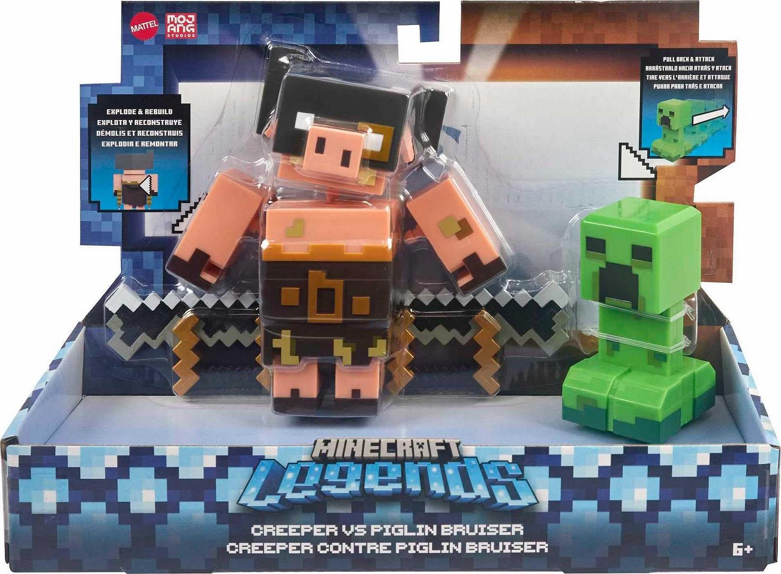 Игровая фигурка Minecraft Legends, около 8 см, в упаковке 2 шт., фото №7