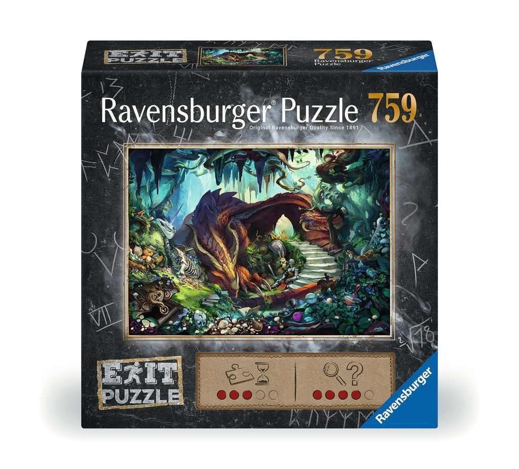 Пазл Ravensburger EXIT 17378 In the Dragon Cave 759 элементов, фото №1