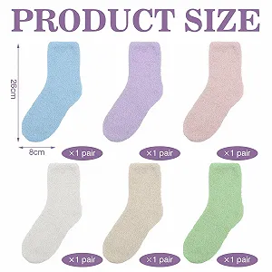 Шкарпетки VEGCOO з коралового флісу, середньої довжини, 6 пар synthetic.ua - Фото 1