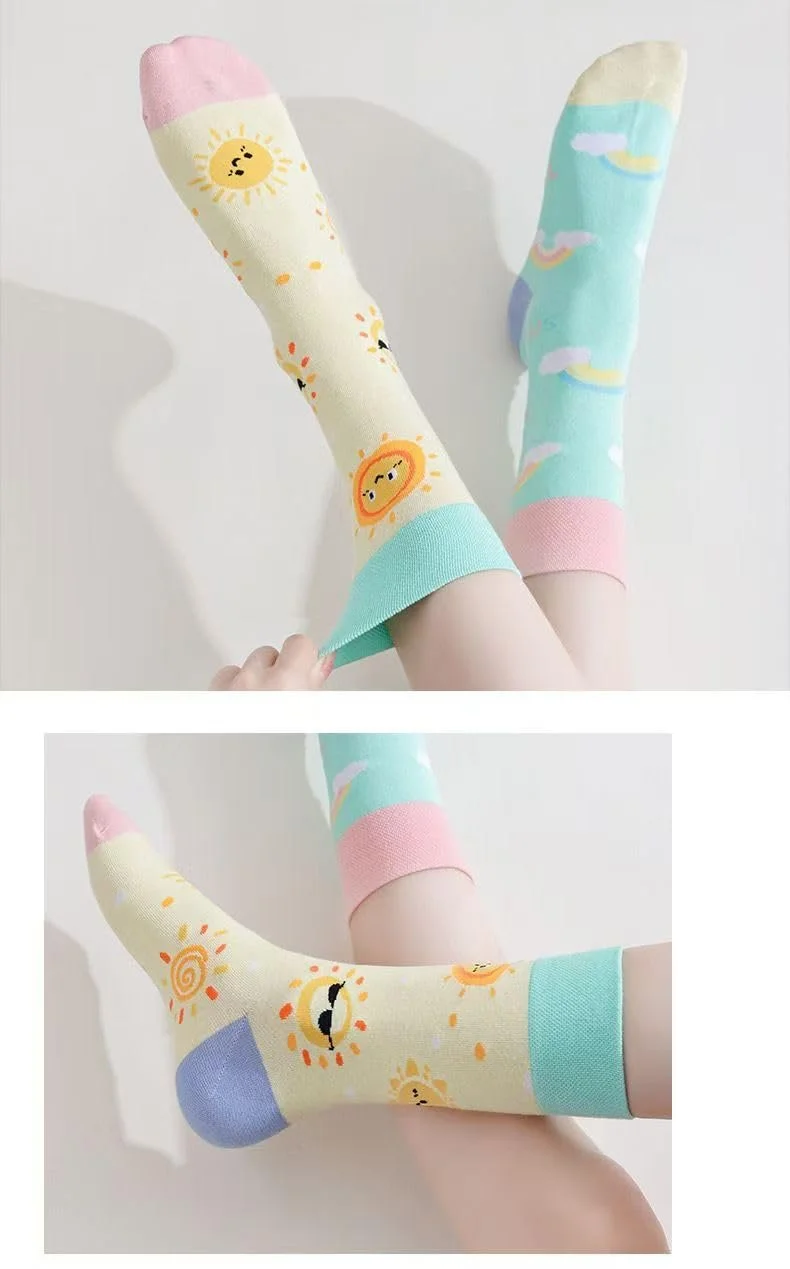 Шкарпетки Жіночі Cozy 6 пар, One Size, Різнокольорові, фото №4 Шкарпетки Жіночі Cozy 6 пар, One Size, Різнокольорові, фото №4