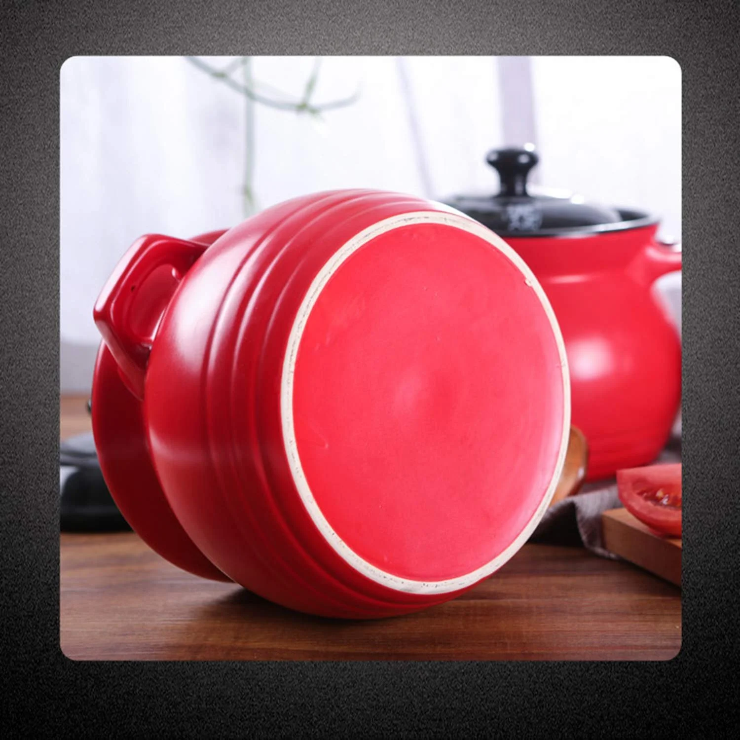 Каструля AIBAB керамічна, жаростійка, фото №7 Каструля AIBAB керамічна, жаростійка, фото №7