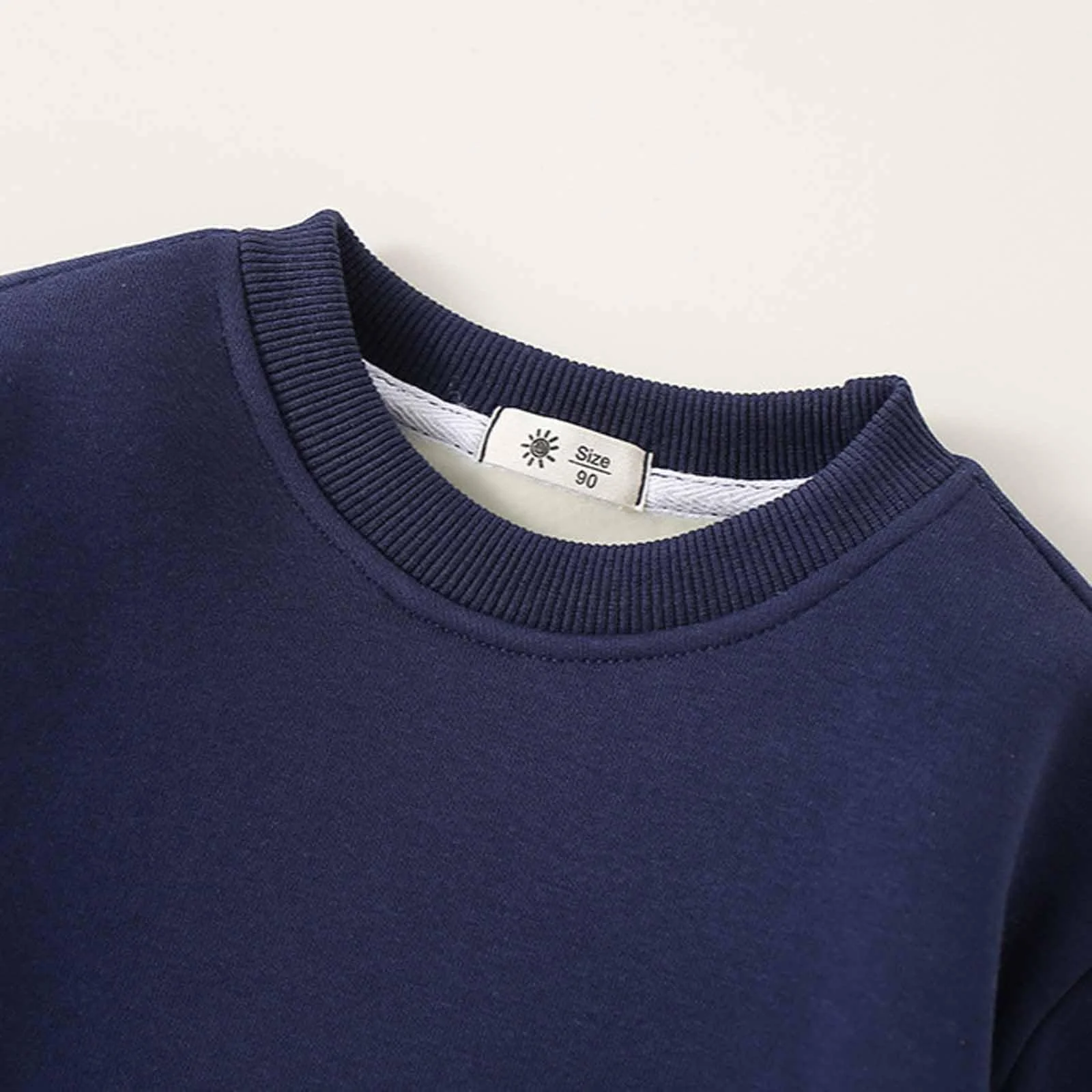 Пуловер для девочки с длинными рукавами и круглым вырезом, мягкая флисовая кофта с принтом для детей и подростков, фото №7