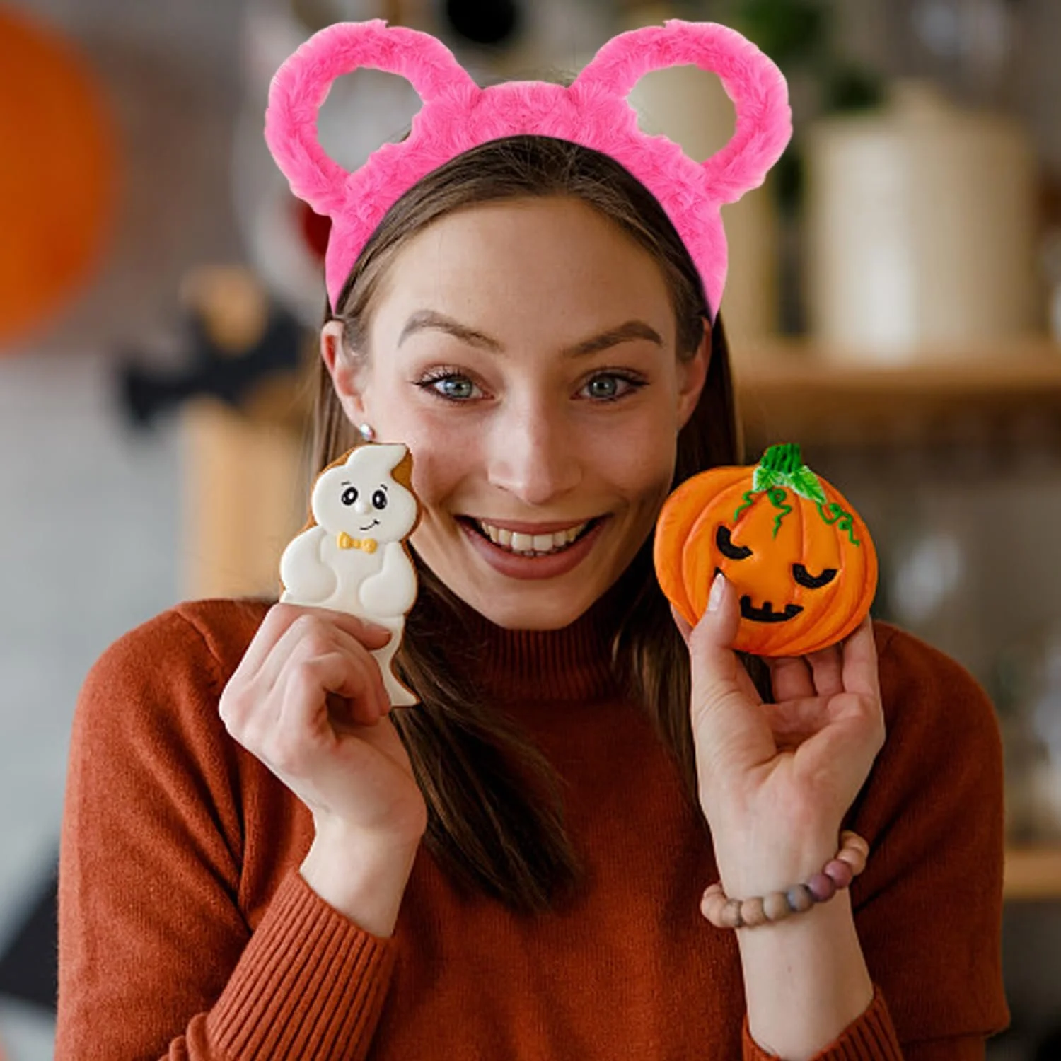 Обруч на голову Плюшева з вушками ведмедика, фото №6