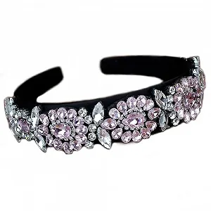 Обруч Turbo Elegant Ceremony Party Brillabenny Розовый Кристалл - Фото 1