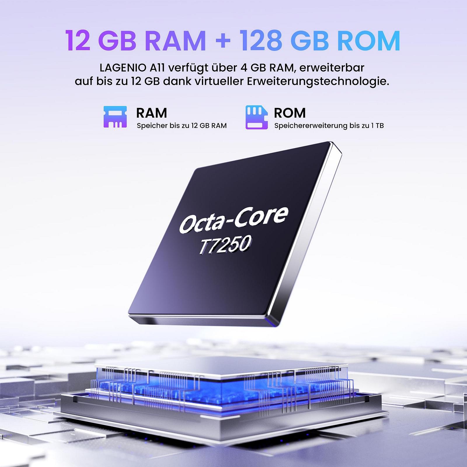 Смартфон LAGENIO A11 12GB RAM 128GB 4G Dual SIM Gold, фото №8