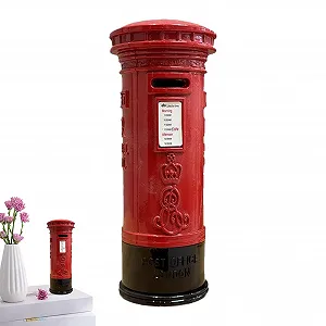 Скарбничка Retro London British Nostalgia Post Box металева - Фото 1