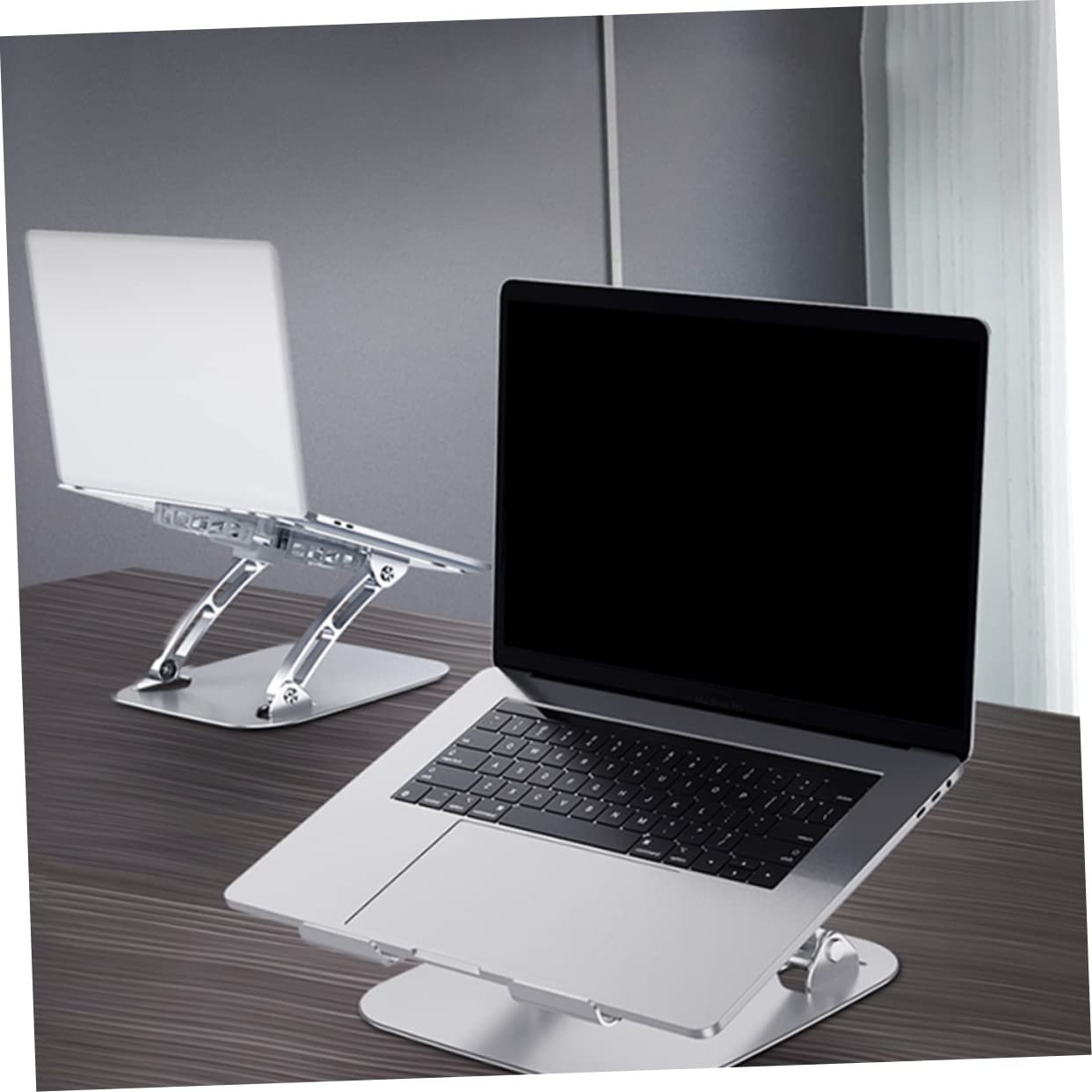 Підставка для ноутбука Tofficu з охолодженням, складана, регульована по висоті, фото №5