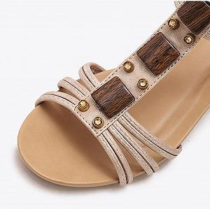 Босоножки на платформе Summer, Миндальный цена на synthetic.ua - Фото 1 Босоножки на платформе Summer, Миндальный synthetic.ua - Фото 1