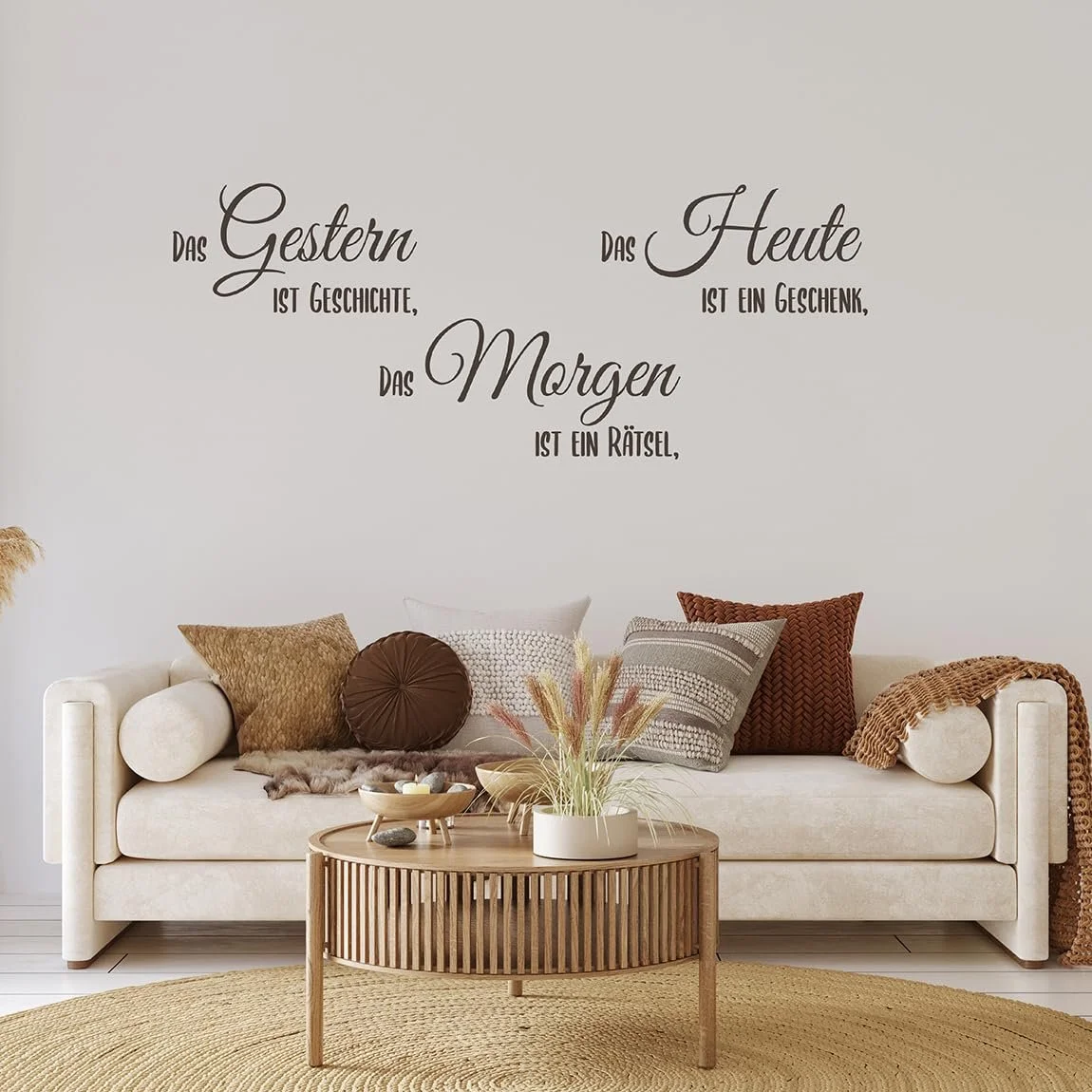 Наклейка на стіну a116 Gestern ist Geschichte 140 x 50 см Білий, фото №2 Наклейка на стіну a116 Gestern ist Geschichte 140 x 50 см Білий, фото №2