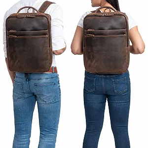 Рюкзак для ноутбука STILORD Brooklyn Vintage XL кожаный 15.6 дюймов для бизнеса и путешествий цена на synthetic.ua - Фото 1 Рюкзак для ноутбука STILORD Brooklyn Vintage XL кожаный 15.6 дюймов для бизнеса и путешествий synthetic.ua - Фото 1