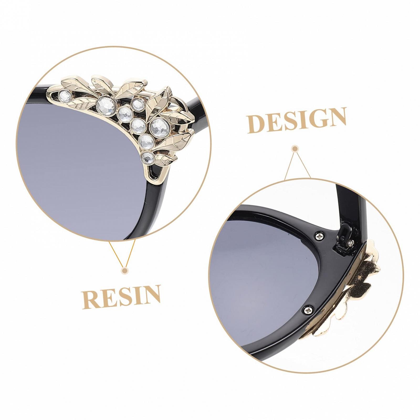 Сонцезахисні окуляри PACKOVE Діамантові Ретро Метал, фото №6