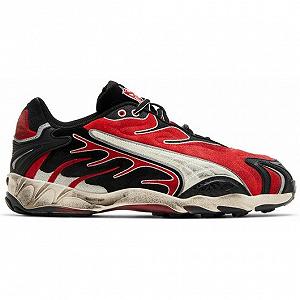 Кроссовки A$AP Rocky x Inhale Distressed Pack Model Black Pop Red размер 44.5 synthetic.ua - Фото 1