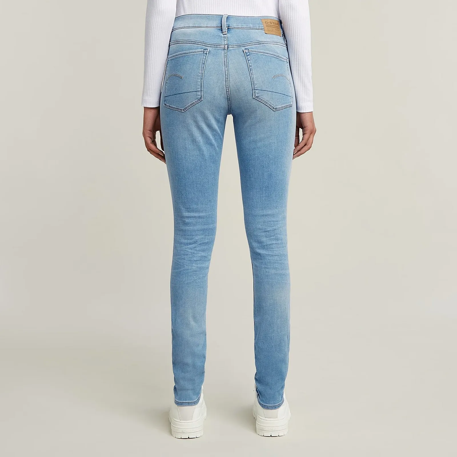 Женские джинси G‑STAR RAW 3301 Mid Skinny Elto Superstretch - 29, фото №2 Женские джинси G‑STAR RAW 3301 Mid Skinny Elto Superstretch - 29, фото №2