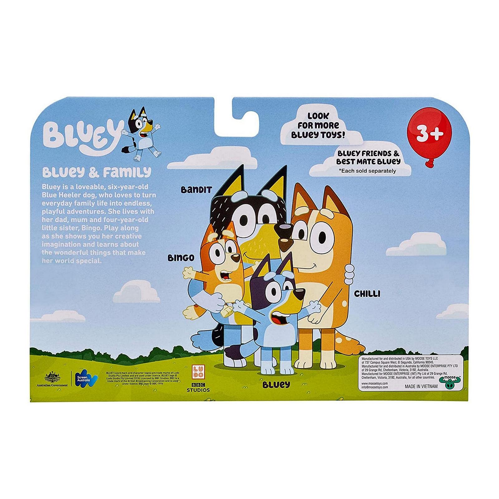 Фігурки BlueY Сімейний набір Бінго, Мама Чілі та Папа Бандит Багатоколірний, фото №9