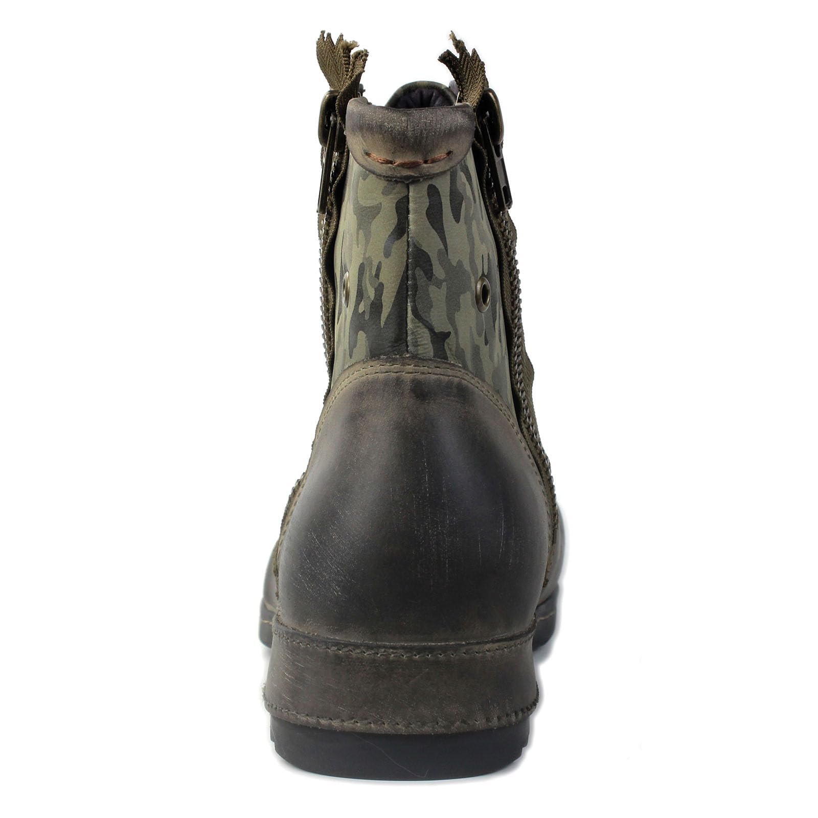 Ботинки Osstone Retro Chukka кожаные зеленые, фото №3