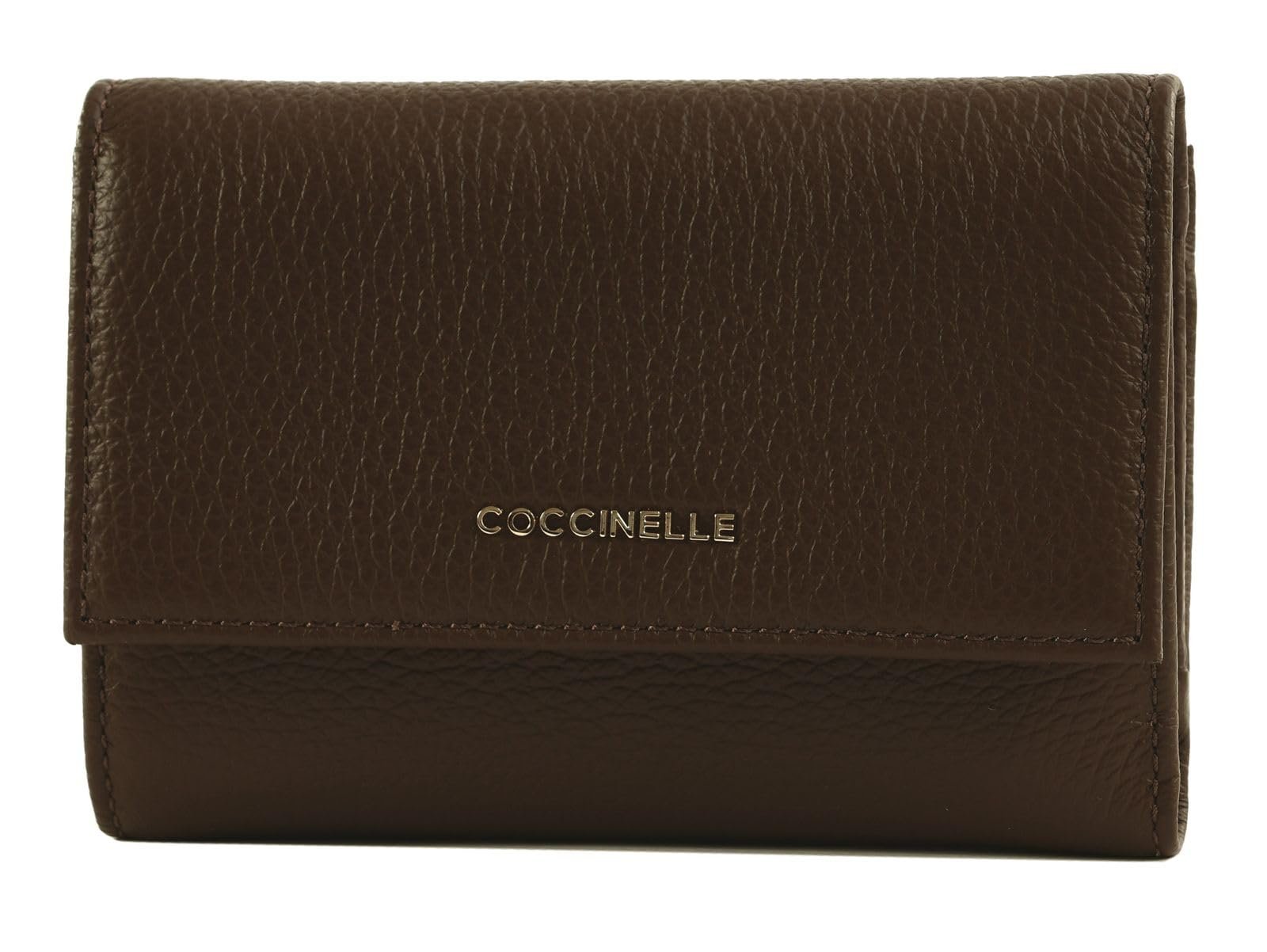 Кошелек Coccinelle Metallic Soft Grainy Leather Brunette, фото №4