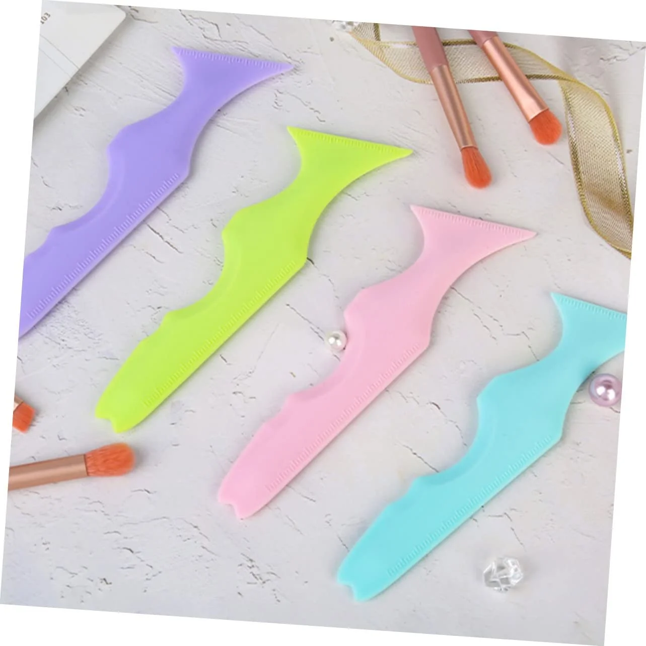 Линейка Housoutil Силиконовая для макияжа, фото №3 Линейка Housoutil Силиконовая для макияжа, фото №3