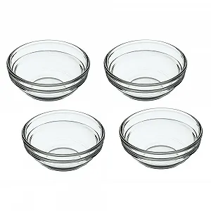 Миски Стеклянные KitchenCraft 55 мл (Набор из 4) - Фото 1