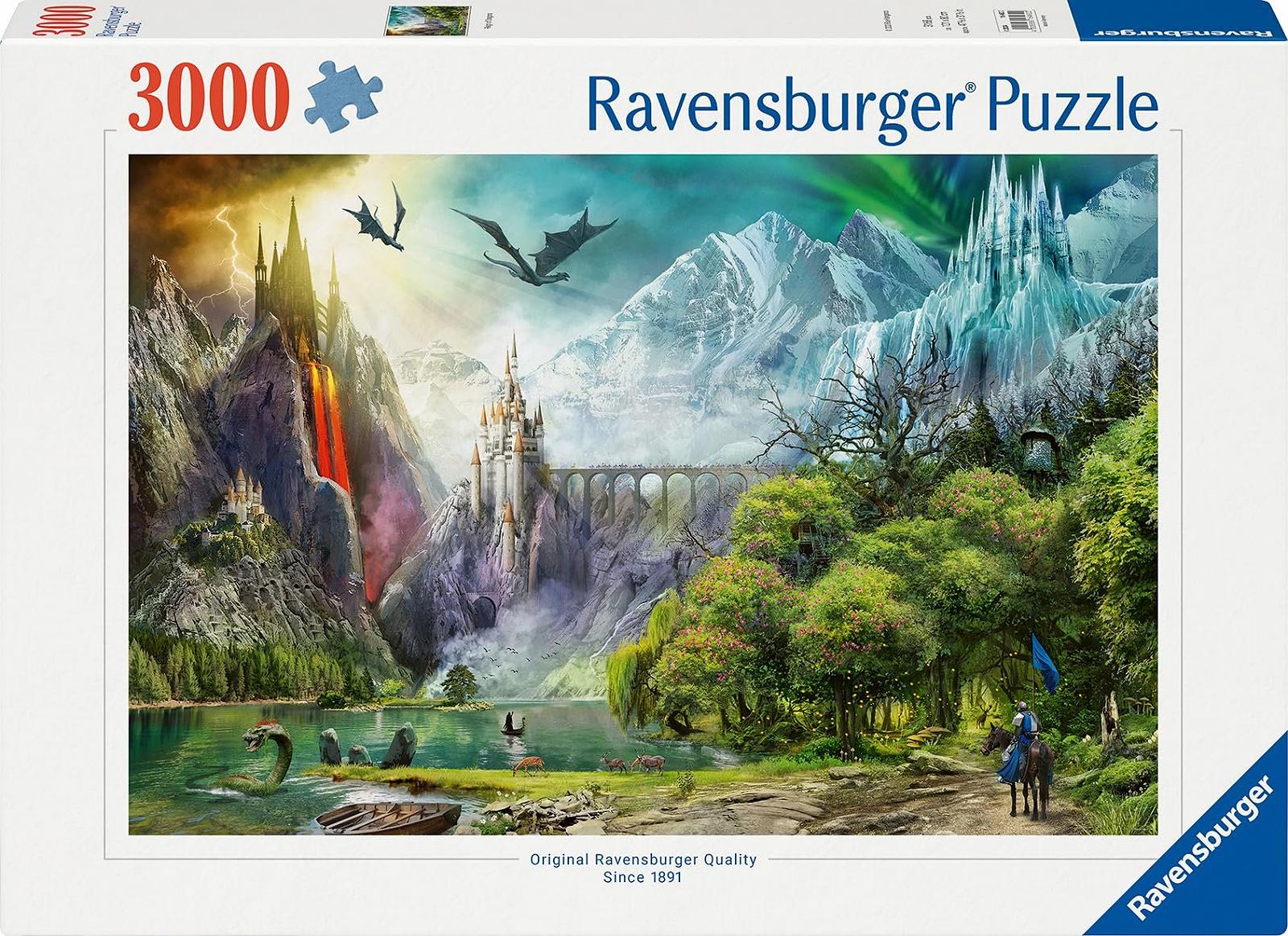 Пазл Ravensburger Reign of the Dragons 3000 деталей от 14 лет, фото №1