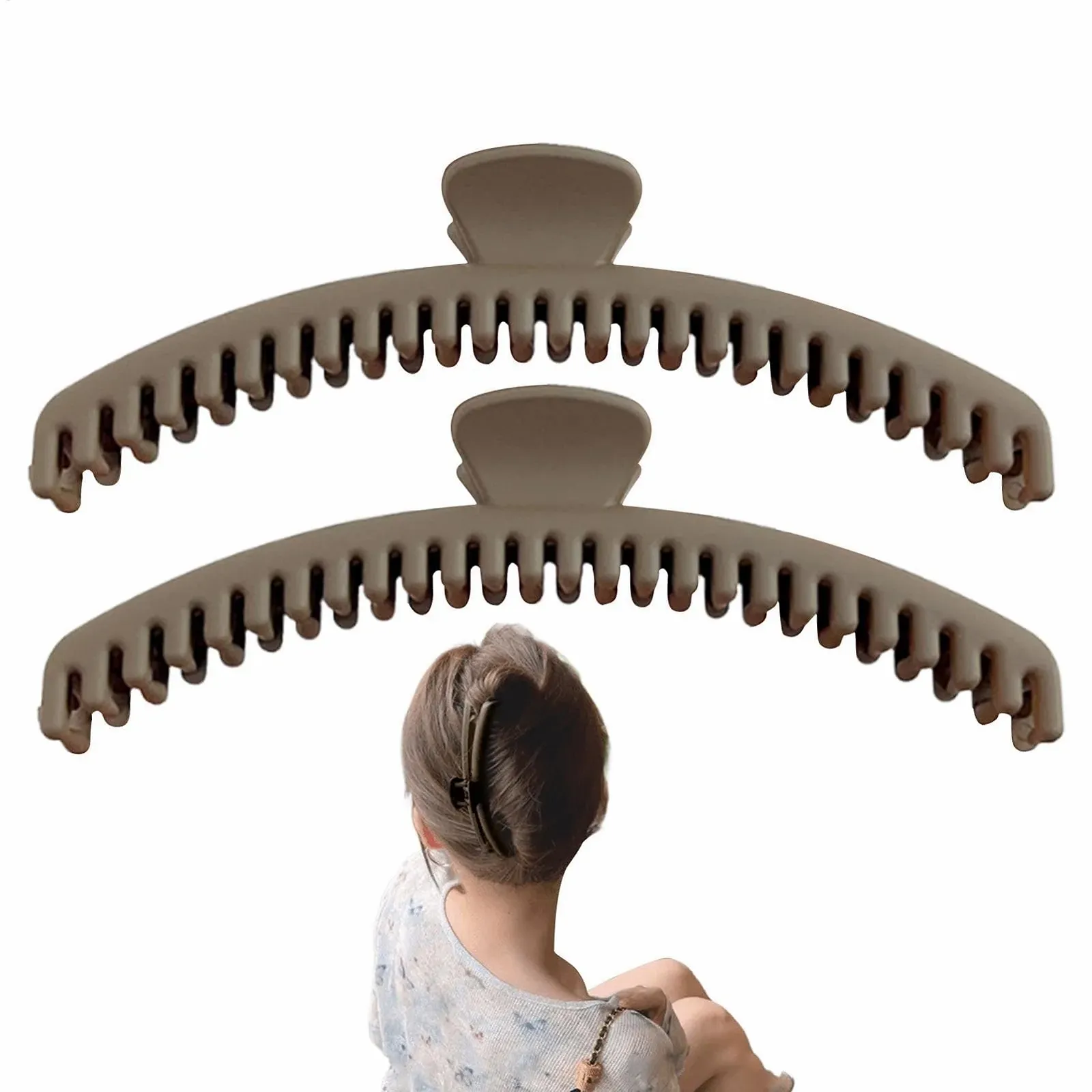 Шпильки для волосся 2 шт Банан Великі Міцні, фото №7