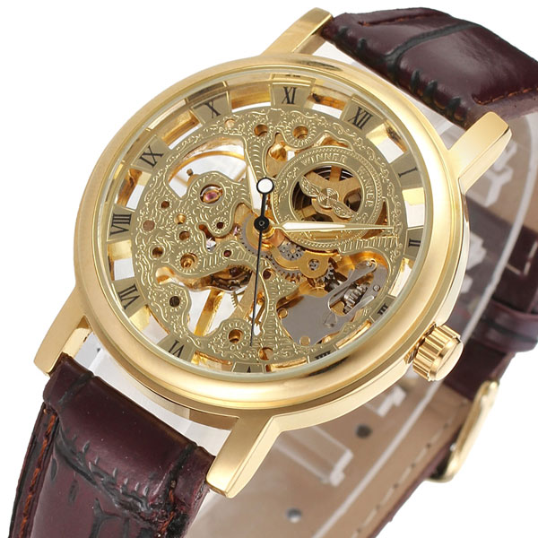 Годинник Winner Gold Brown, фото №1