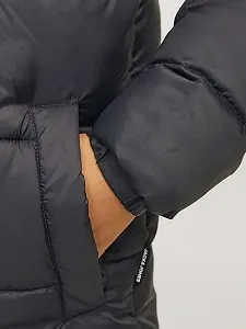 Куртка Пуховик з Капюшоном JACK&JONES JUNIOR Jungen Jjmoon Hood Puffer Mni synthetic.ua - Фото 1