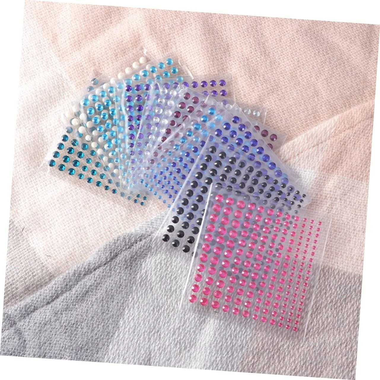 Наклейки Стразы NUOBESTY для тела, лица, самоклеящиеся, акриловые, фото №5