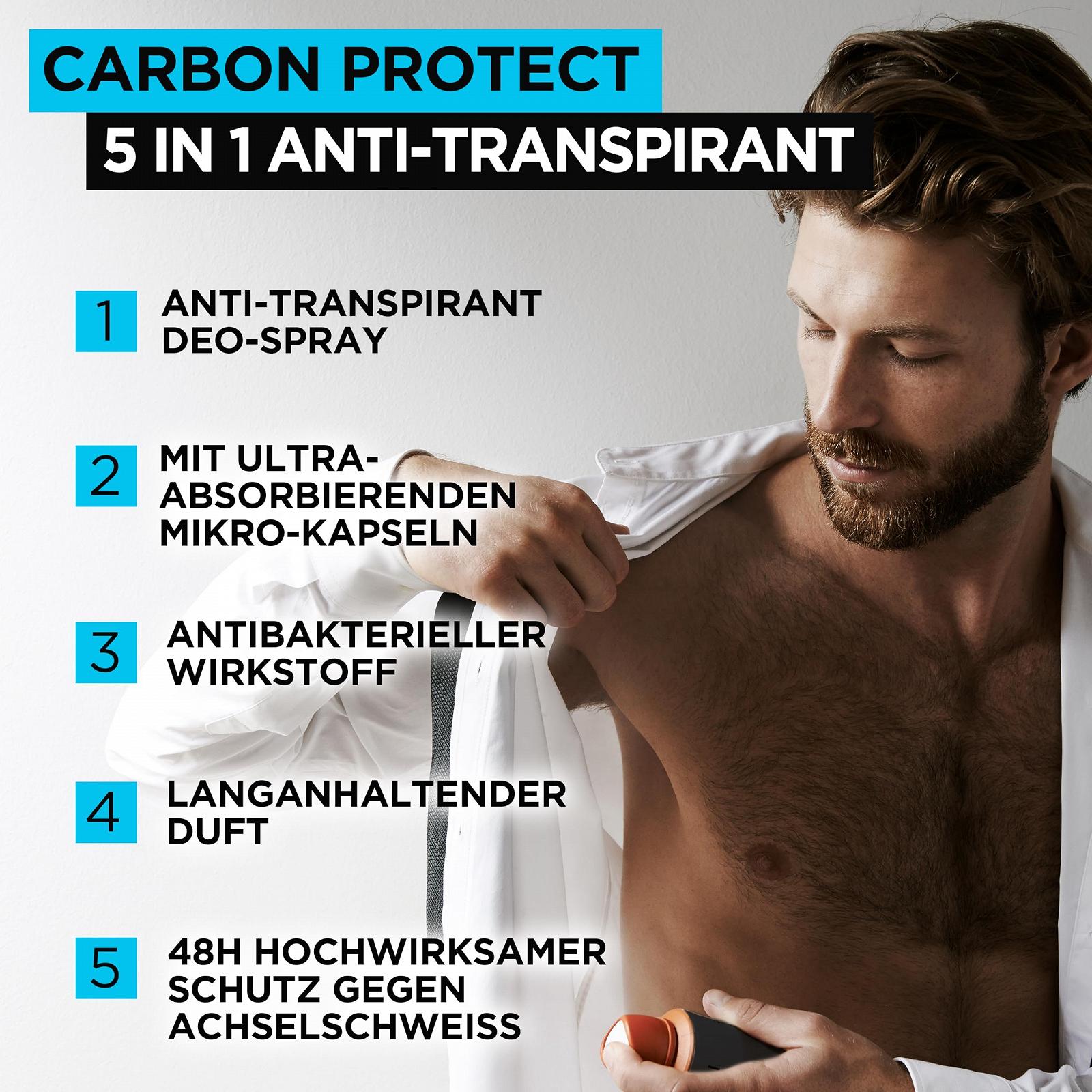 Набір для догляду за тілом L'Oréal Men Expert Carbon Protect Stop Stress оживляючий 2 предмети, фото №2