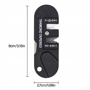 Мале точило для ножів портативне для кемпінгу та кухні Quick Sharpener synthetic.ua - Фото 1