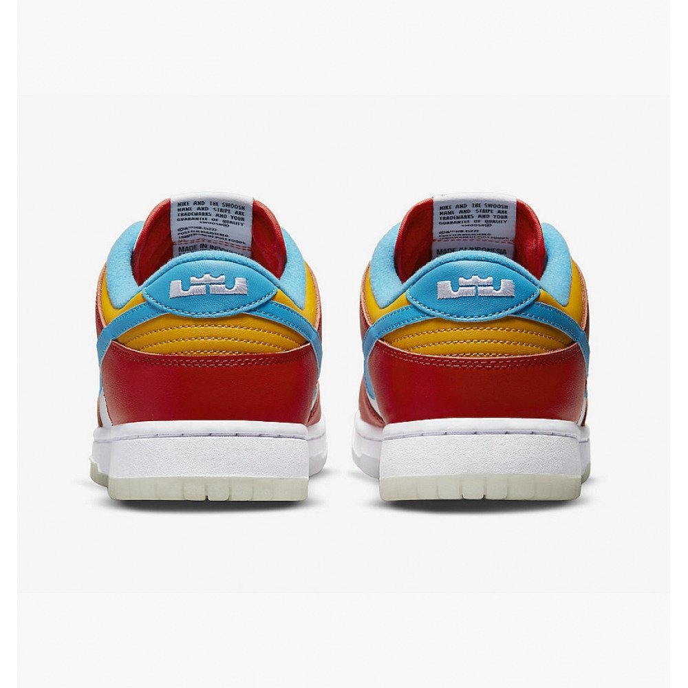 Кроссовки Nike Dunk Low QS LeBron James Fruity Pebbles Размер 46, фото №2
