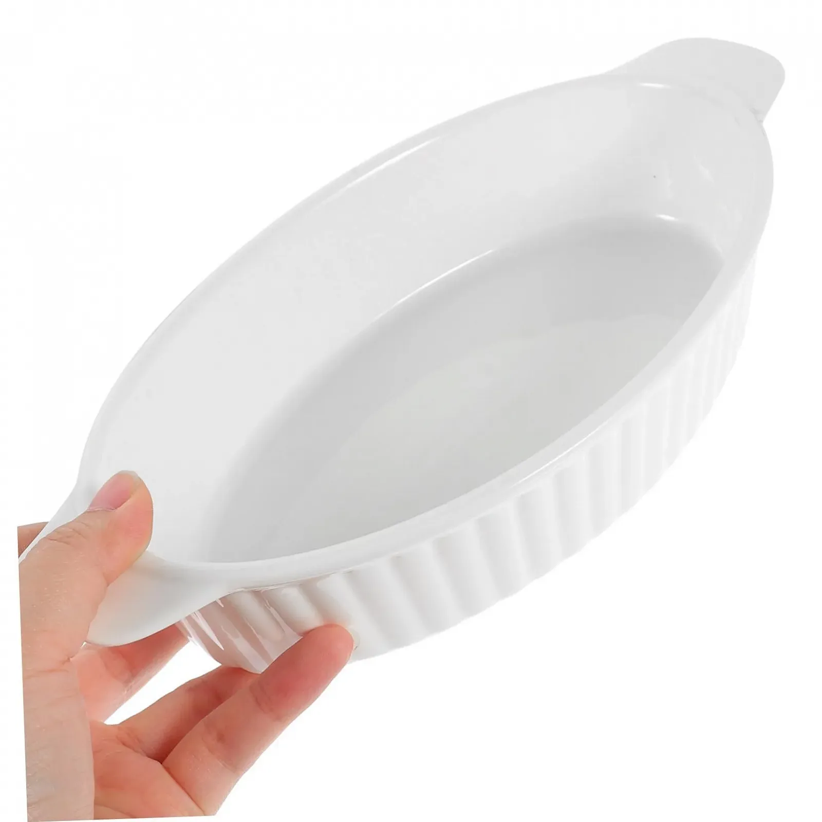 Форма для запекания IMIKEYA керамическая с двойными ручками термостойкая, фото №7