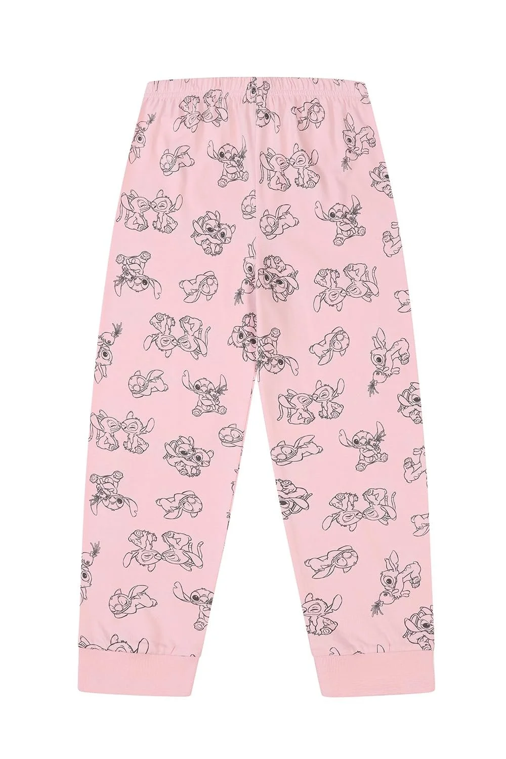 Піжама Disney Lilo and Stitch Для дівчат Довга Stitch та Angel Рожевий, фото №4