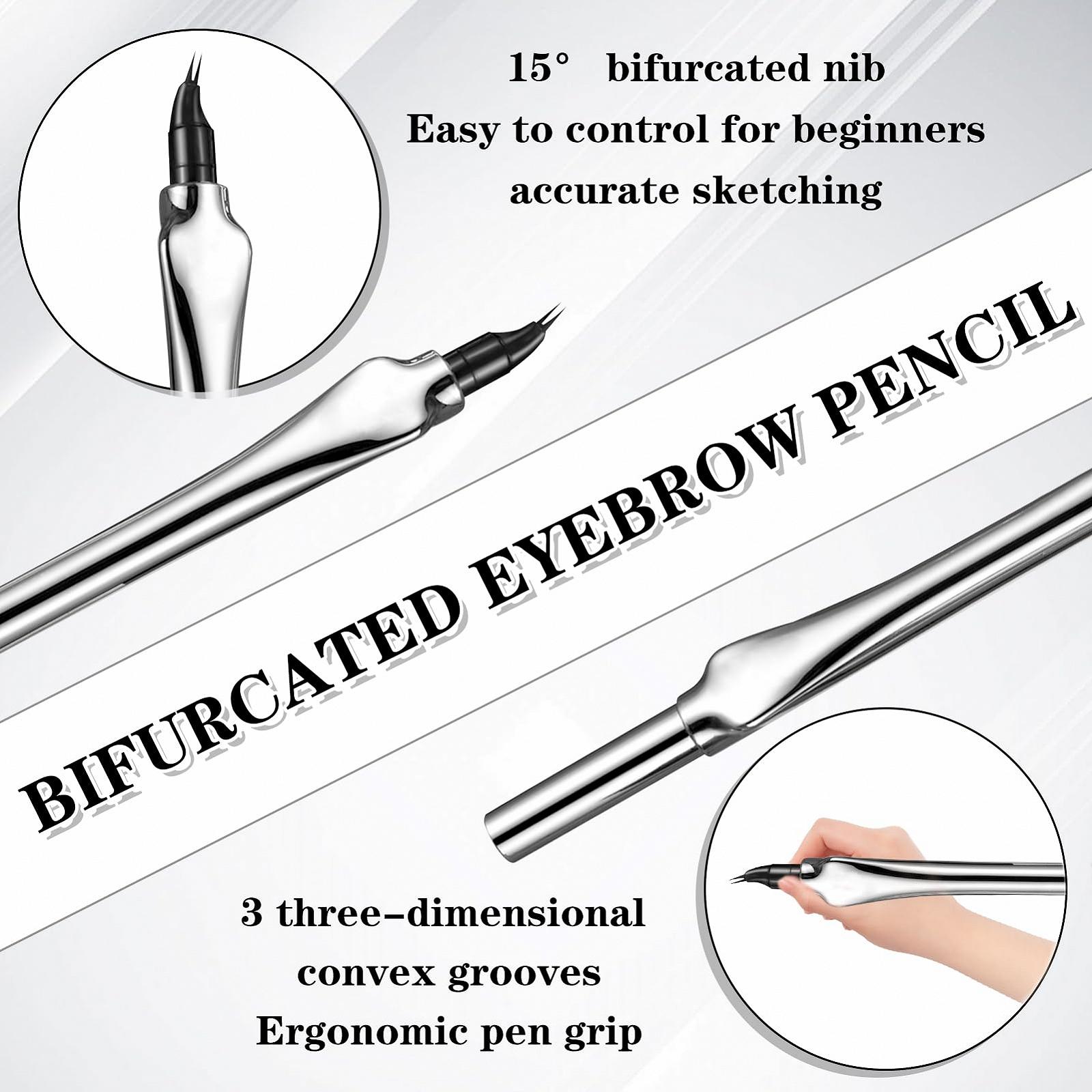 Олівець для брів Magic 2 Fork Tips Grey Brown, фото №7