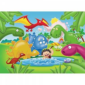 Пазл Ravensburger 05611 Dinosaur Friends пластиковий вуличний 12 деталей synthetic.ua - Фото 1