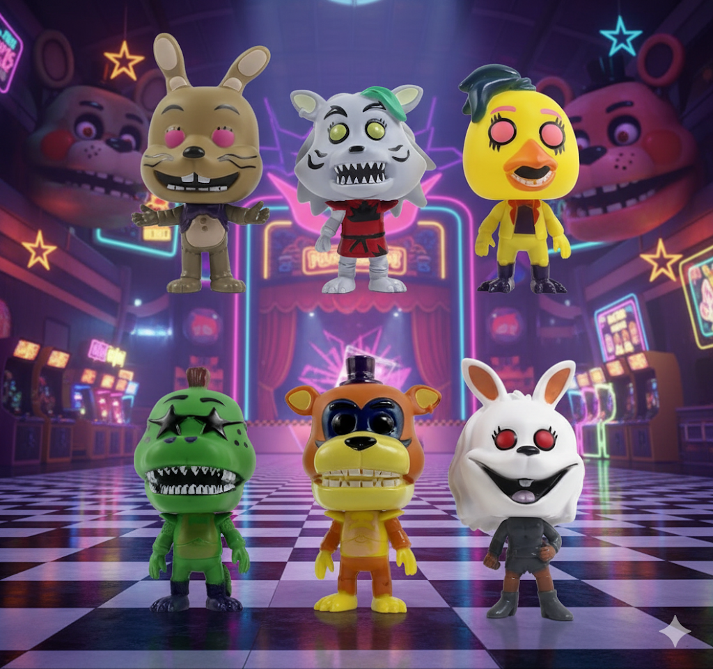 Набір фігурок П'ять ночей у Фредді фігурки ФНАФ Фредді Five Nights at Freddy's дитячі іграшки 6 шт 10 см, фото №1