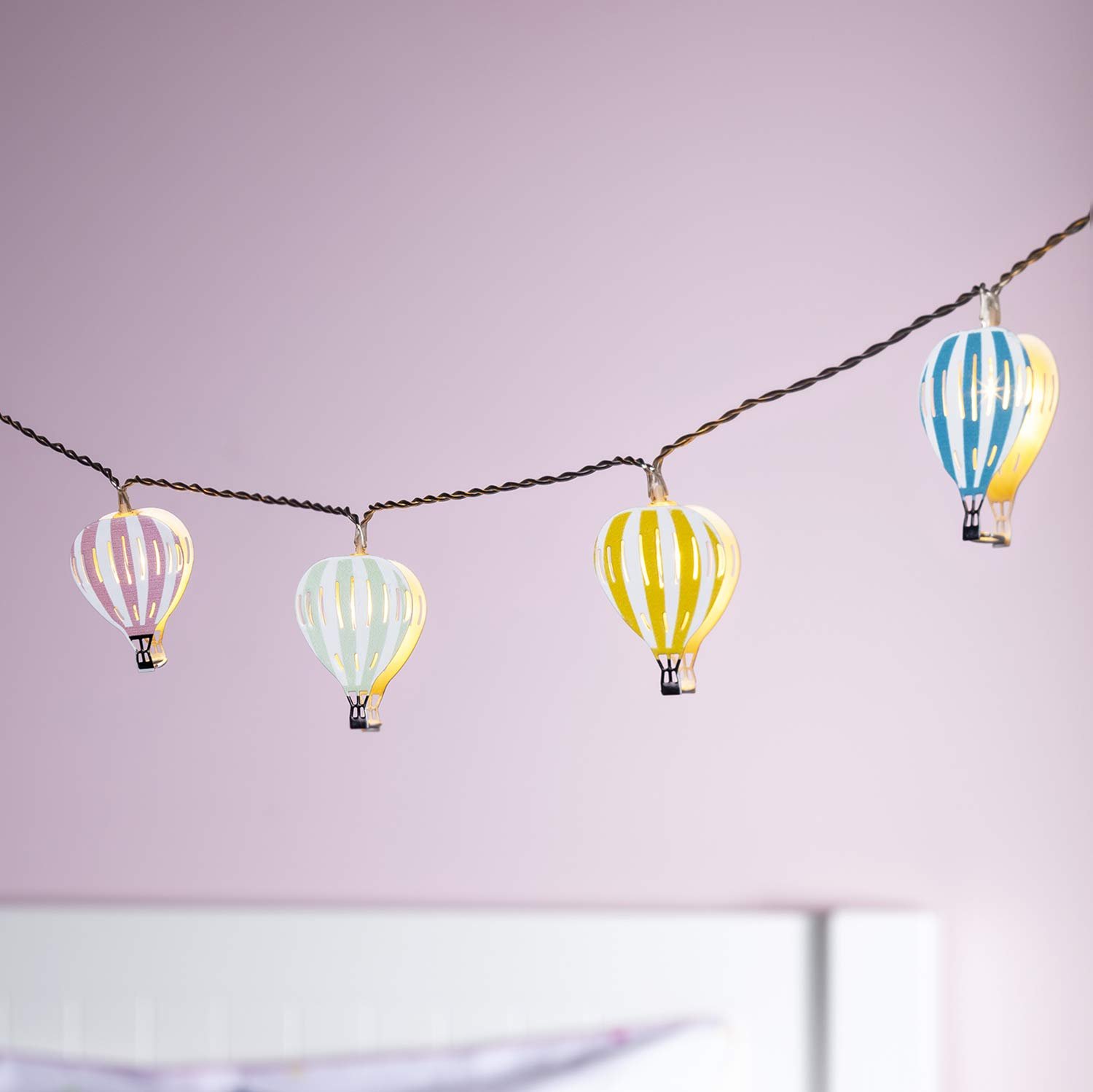 Гірлянда Lights4fun Світлодіодна Теплий Білий Повітряна Куля 12 LED, фото №1