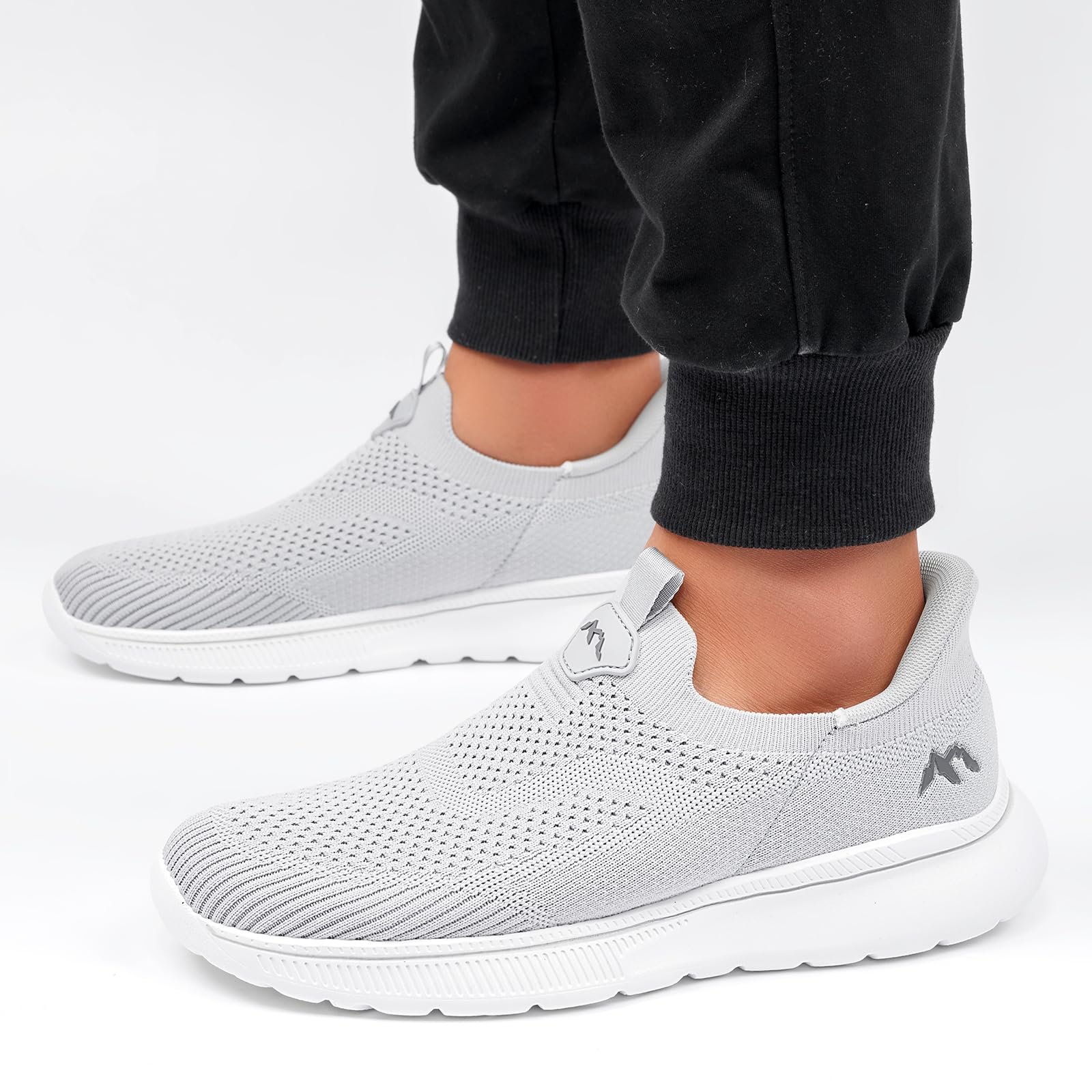 Кросівки ODCKOI Без шнурків Чоловічі Сірий, фото №7