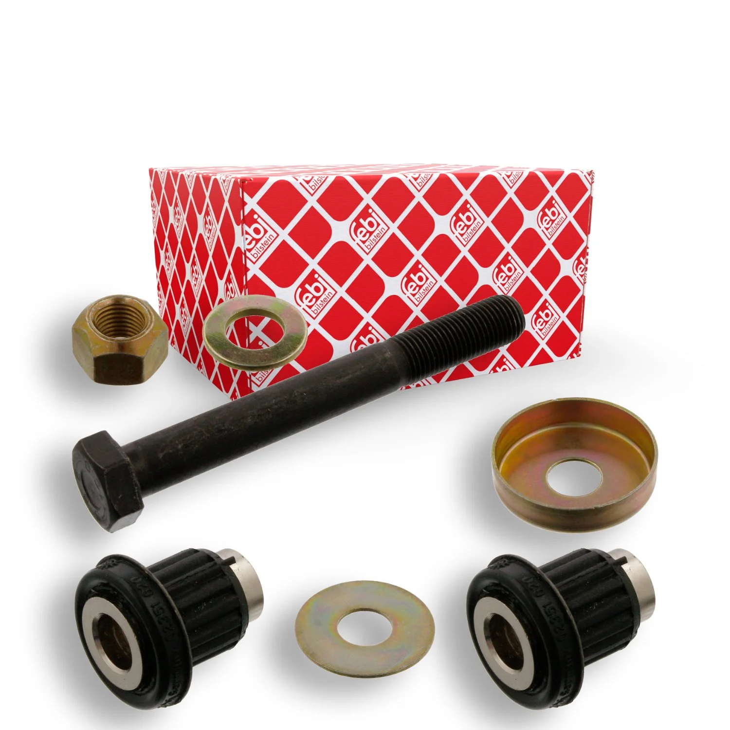 Ремкомплект маятникового важеля FEBI BILSTEIN 02345 для MERCEDES-BENZ, фото №1 Ремкомплект маятникового важеля FEBI BILSTEIN 02345 для MERCEDES-BENZ, фото №1