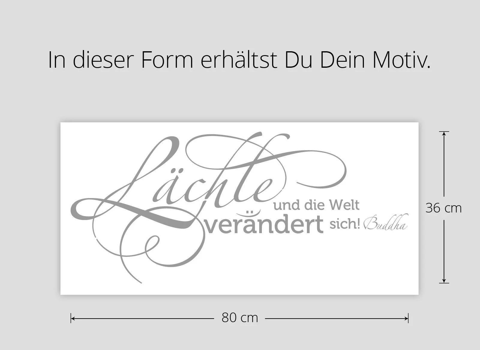 Наклейка на стіну W3309 Sayings Buddha Smile and the World Changes 80 x 36 см чорна, фото №4 Наклейка на стіну W3309 Sayings Buddha Smile and the World Changes 80 x 36 см чорна, фото №4