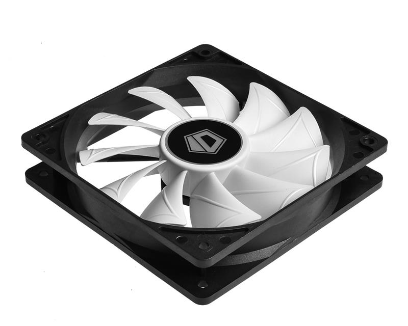 Вентилятор ID-Cooling XF-12025-SD-W, 120x120x25мм, 4-pin, черный, фото №2