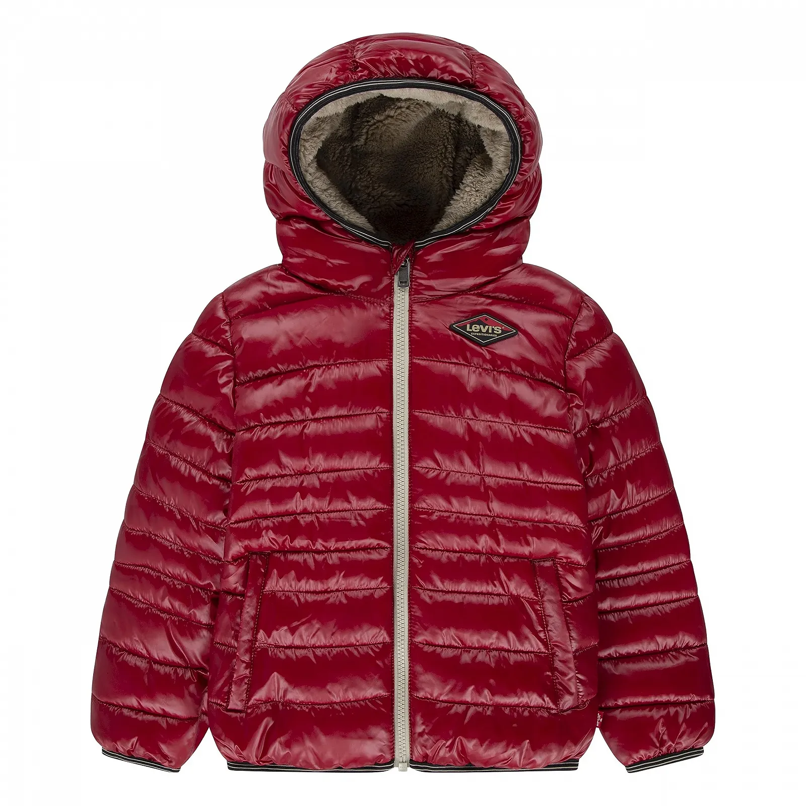 Куртка Levi's Kids LVB Sherpa Lined MDWT Puffer для мальчиков, фото №1